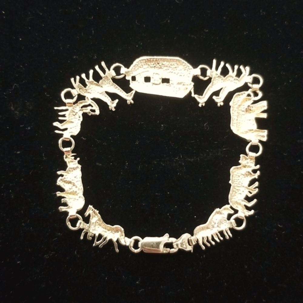 10k (417) Noah's Arc Vintage Bracelet - Picture 6 of 17